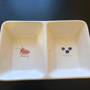 Rae Dunn double dish